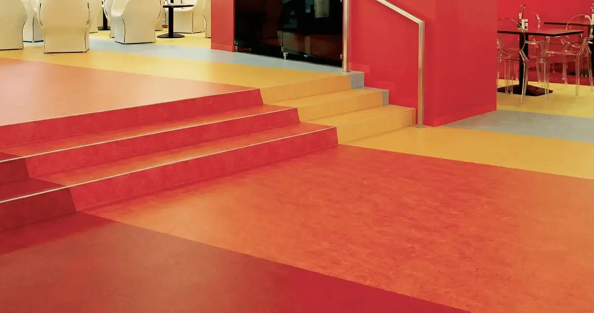 Snack bar with beautiful professionally installed linoleum flooring in Louisville, KY
